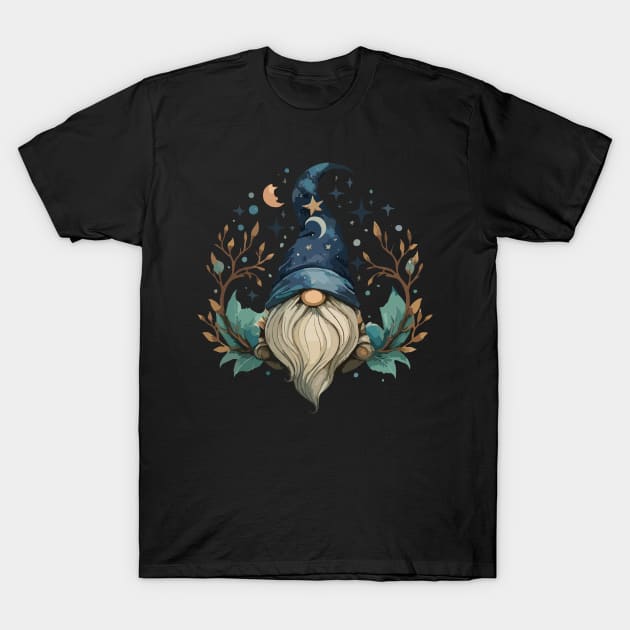 Watercolor Gnome Nordic Folklore Scandinavian Gnome T-Shirt by merchlovers